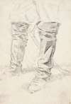 Study of Cavalry Officer’s Boots