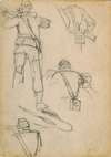 Study of Soldiers Taking Aim