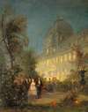 Fête de nuit aux Tuileries, le 10 juin 1867, à l’occasion de la visite des souverains étrangers à l’exposition universelle, actuel 1er arrondissement