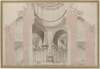 Coupole du Panthéon, coupe, projet de décoration intérieure