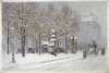 La rue Gassendi, l’avenue du Maine et la rue des Palntes sous la neige en Février 1916