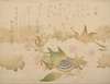 New Year Poems; Snail and cherry blossoms (Saitan; Ōka ni Katatsumuri)