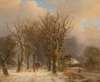 Winter Landscape with Horse and Cart