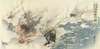 De Japanse marine verwoest Chinese slagschepen nabij Dagushan