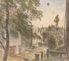 Balloon over Holland Street, Kensington, 22 July 1835, 7 p.m.