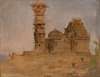 Deserted ancient temple in Chittorgarh. From the journey to India
