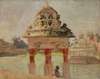 Madras – temple with the holy pond. From the journey to India