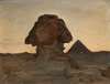 Sphinx by the moonlight. From the journey to Egypt