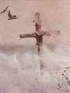 Cross in the snowdrift