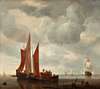 Ships outside Dordrecht