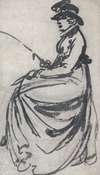 Study of a Woman Seated on a Horse