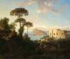 Landscape with staffage and architecture (View of Ischia, Italy)