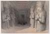 Interior of the Temple of Aboo Simbel. Nov. 9th, 1836. Nubia.