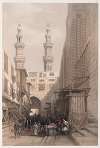 Minarets and grand entrance of the Metwaleys at Cairo.