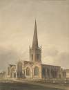 S.W. view of St. Helen’s Church, Abingdon, Berkshire