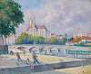 Les quais et la Cathédrale, Auxerre