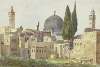 Teilansicht von Jerusalem, Blick auf die Omar-Moschee
