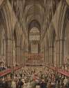 Interior View of Westminster Abbey on the Commemoration of Handel, Taken from the Manager’s Box