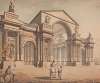 A Project for a Triumphal Archway with Classical Figures in Foreground