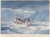 Collision Between the Erebus & Terrror to Windward of Icebergs, 13th March 1842