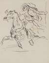 Arabian Horseman in Gallop