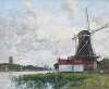 Dordrecht, Moulin sur les bords de la Meuse
