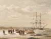 Sledge-Party leaving H.M.S. Investigator, in Mercy Bay, under command of Lieutenant Gurney Cresswell, April 15, 1853