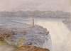 Grand Falls at Niagara from near the observatory, Goat Island, July 22, 1846