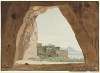 Vesuvius and the Bay of Naples from a Cave