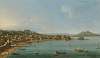 Naples, a view of the Riviera di Chiaia, from the north-west, with Vesuvius beyond