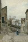 Montmartre, la rue Cortot