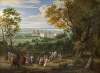 View of the château de Vincennes or The Departure of Louis XIV for the hunt