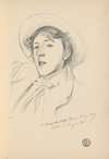 Portrait-sketch of Miss Paget (Vernon Lee)