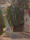 Landscape with an alley