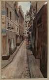 Rue des Etuves Saint Martin,donnant rue Beaubourg et rue Saint Martin