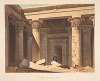 Entree du grand temple (The entrance of the great temple).