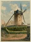 Moulin rue Girardon à Montmartre en 1847, 18ème arrondissement, Paris