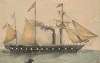 The steam ship Washington, Capt. Fitch, rescuing the passengers of the ship Winchester of Boston