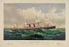 The Steamship Oregon, of the Cunard Line, between New York and Liverpool via Queenstown