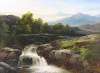 Moorland Landscape with Waterfall, Vale of Neath, South Wales