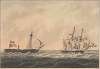 H.M.S. Sloop ‘Bonne Citoyenne’ taking the French Frigate….