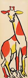 Girafe rouge