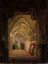 Interior of the cloister at the church of St. Catherine in Kraków