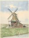 molens; oliemolen De Rosbaaijer, Oostzaandam, verbrand 1922