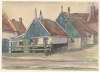 Urker huizen.
