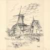 Molen De Huisman nog staand aan het Blauwe Pad te Zaandam.
