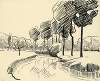 Landschap in inkt