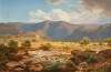 Voralpenlandschaft mit einer Kapelle und Hirtenstaffage