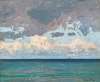 Clouds over the sea