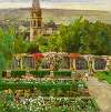 Blick in den Garten der Villa Ast (View of the garden of the Villa Ast)